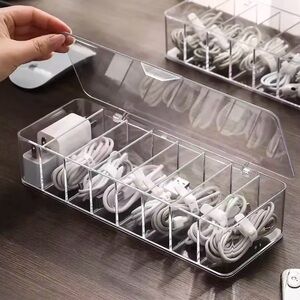 Clear Cable Organizer Box